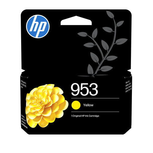 Cartouche Jet d'encre de Marque HP F6U14AE N°953 Jaune (10ml 700 pages)
