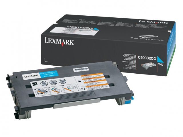 Cartouche Laser de Marque Lexmark C500S2CG Cyan (1500 pages)
