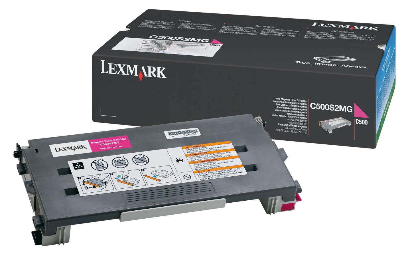 Cartouche Laser de Marque Lexmark C500S2MG Magenta (1500 pages)