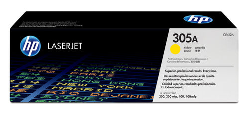 Cartouche Laser de Marque HP CE412A Jaune 2 600 copies