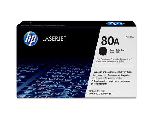 Cartouche Laser de Marque HP CF280A (80A) Noir (2 700 copies)