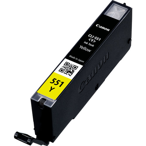 Cartouche Jet d'encre de Marque Canon CLI-551Y (6511B001) Yellow (7ml) (298 pages)