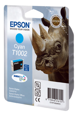Cartouche Jet d'encre de Marque Epson T1002 Cyan (11.1ml) (915 copies)