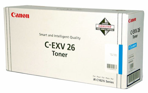 Cartouche Laser de Marque Canon C-EXV26C (1659B006) Cyan (6000 copies)