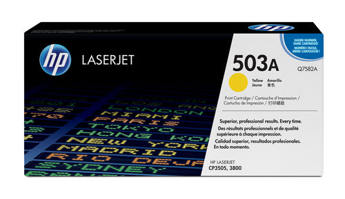 Cartouche Laser de marque HP Q7582A Yellow 6000 copies
