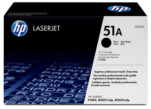Cartouche Laser de marque HP Q7551A Noir 6500 copies