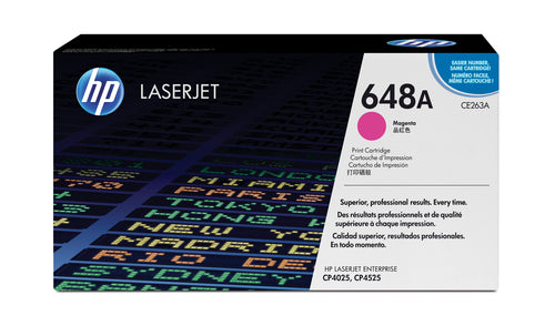 Cartouche Laser de Marque HP CE263A Magenta 1100 pages