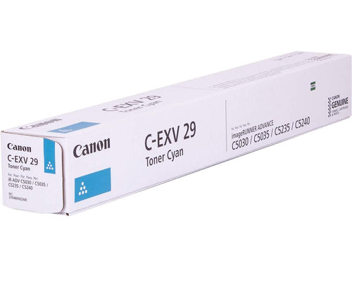Cartouche Laser de Marque Canon C-EXV 29C (2794B002) Cyan (27 000 pages)