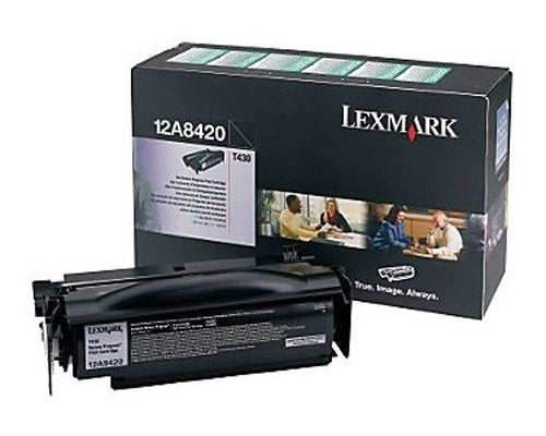 Cartouche Laser de Marque Lexmark 12A8420 Noir (6 000 pages )