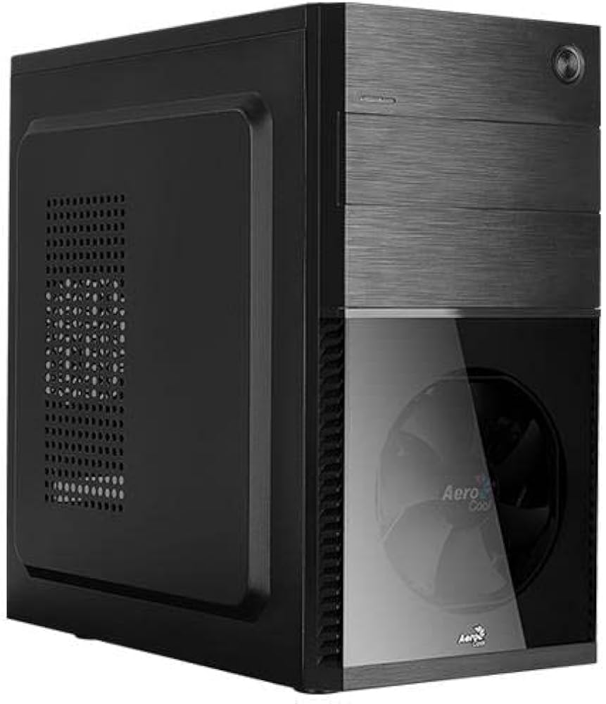 Boitier Mini Tour Micro ATX AeroCool CS-105 Cosmo-C RGB avec panneaux vitrés (Noir)