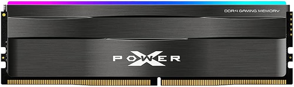 Barrette mémoire 8Go DIMM DDR4 Silicon Power XPower Zenith RGB 3200Mhz (Noir)