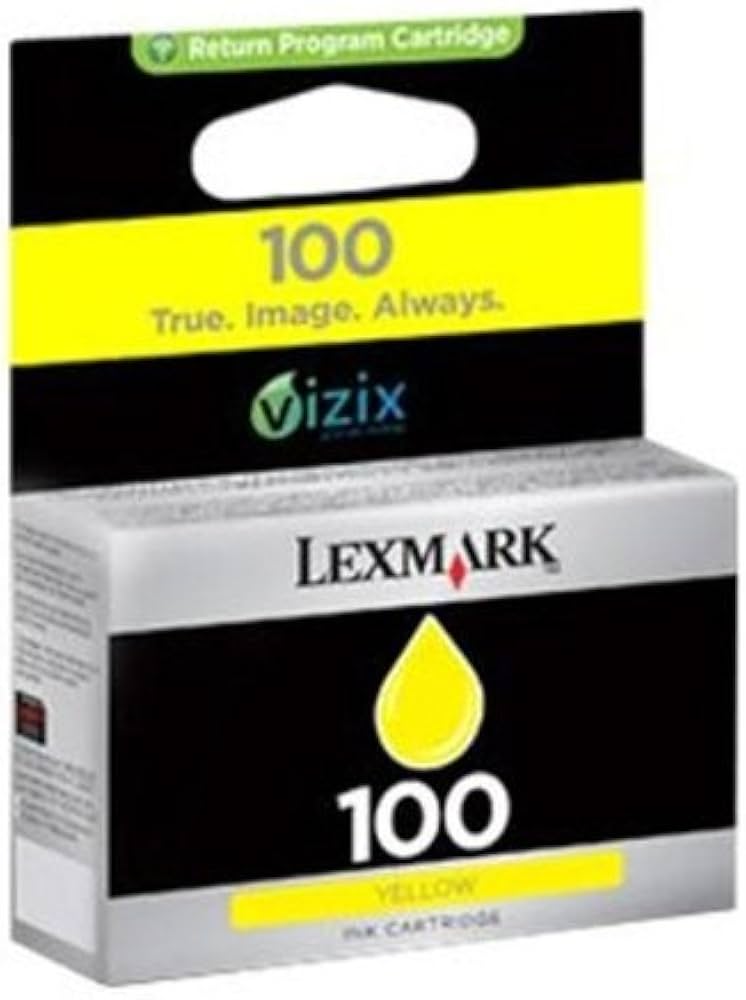 Cartouche Jet d'encre de Marque Lexmark 14N0902E Jaune (200 pages)