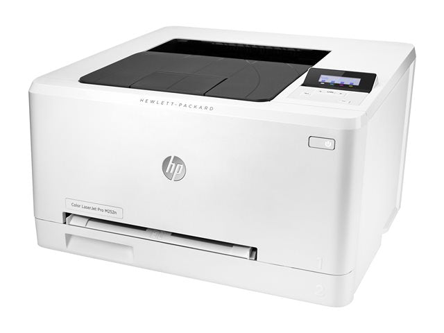 Imprimante - HP Color LaserJet Pro M252n - couleur - laser - A4/Legal - 600 x 600 ppp - jusqu'a 18 ppm (mono) / jusqu'a 18 ppm (couleur) - capacite : 150 feuilles - USB 2.0, LAN