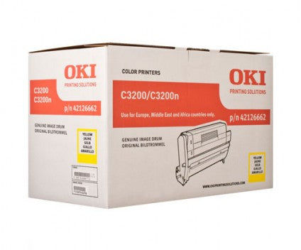 Tambour (drum) de Marque Oki 42126662 Jaune (14 000 pages)