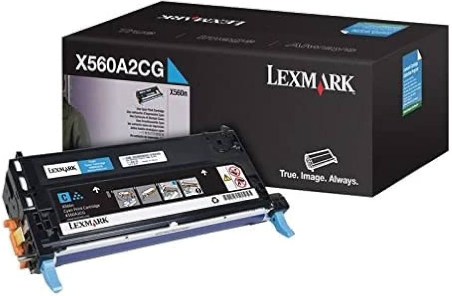 Cartouche Laser de Marque Lexmark C560A2CG Cyan (4000 pages)