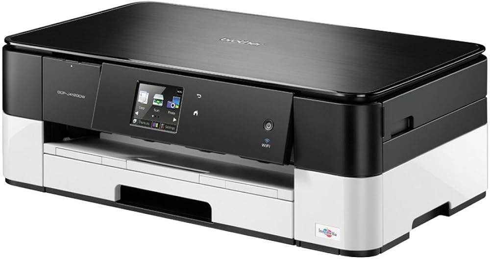 Imprimante multifonctions Brother DCP J4120DW A3 3 EN 1 WIFI couleur jet d'encre 215.9 x 297 mm (original) - A3/Ledger (support) - jusqu'a 12 ppm (copie) - jusqu'a 35 ppm (impression) - 150 feuilles - USB 2.0, Wi-Fi(n),USB