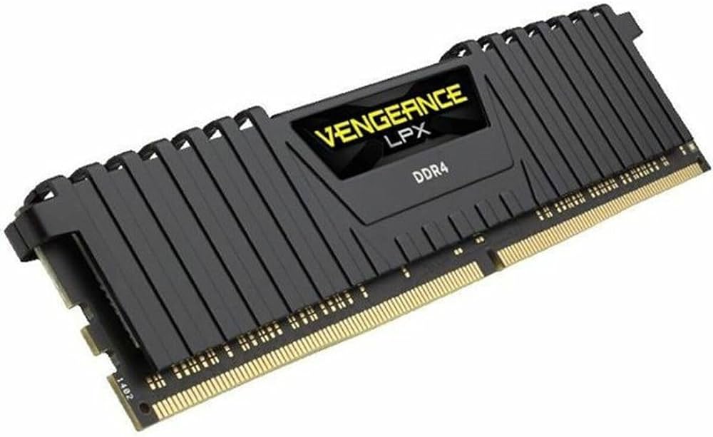Barrette mémoire 8Go ,DIMM DDR4 Corsair Vengeance LPX 2400Mhz (Noir)
