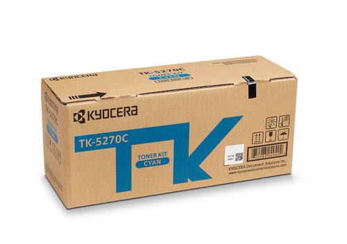 Cartouche Laser de Marque Kyocera TK5270C (1T02TVCNL0) - Cyan (bleu) (6000pages)