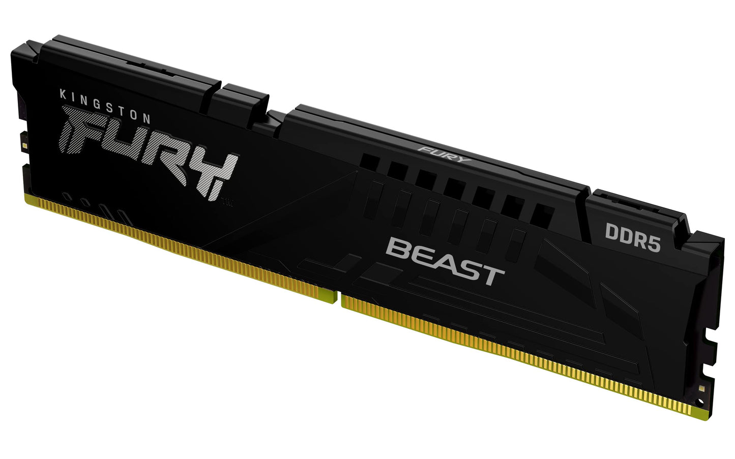 Barrette mémoire 16Go DIMM DDR5 Kingston Fury Beast 5200MHz (Noir)