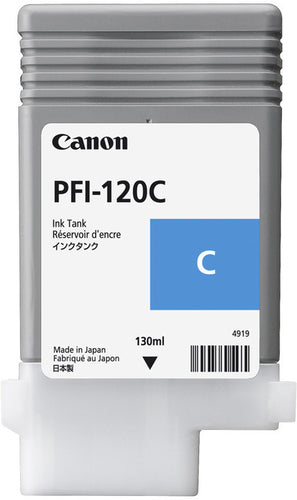 Cartouche d'encre de Marque Canon PFI-120c (2886C001) Cyan 130ml
