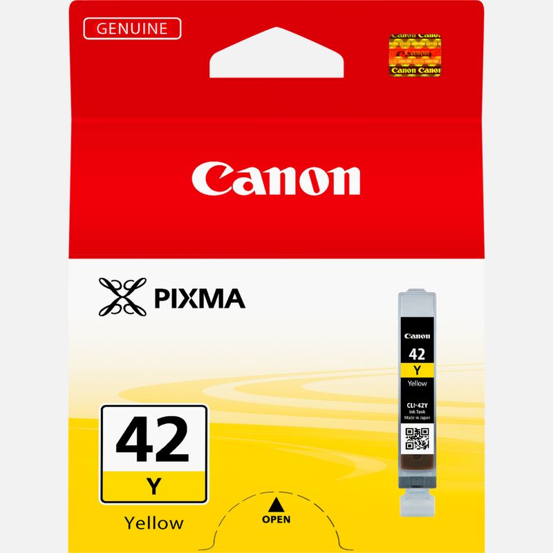 Cartouche Jet d'encre de Marque Canon CLI-42Y Jaune (13ml)(600 pages )