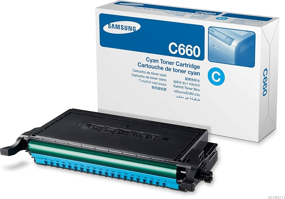 Cartouche Laser de Marque Samsung CLP-C660A Cyan (2000 pages)