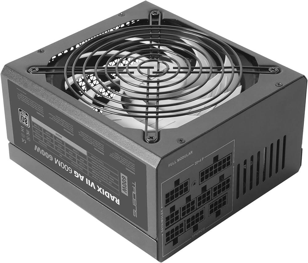 Alimentation ATX Tacens Radix VII AG M - 600W (Noir)
