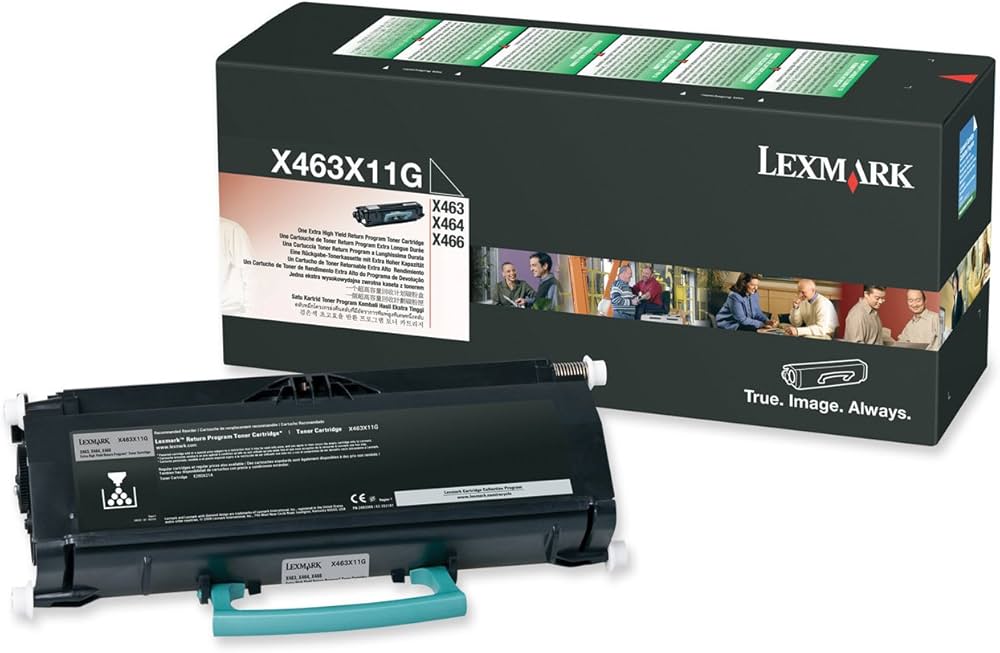 Cartouche Laser de Marque Lexmark C463X11G Noir Haute Capacité (15000 pages)