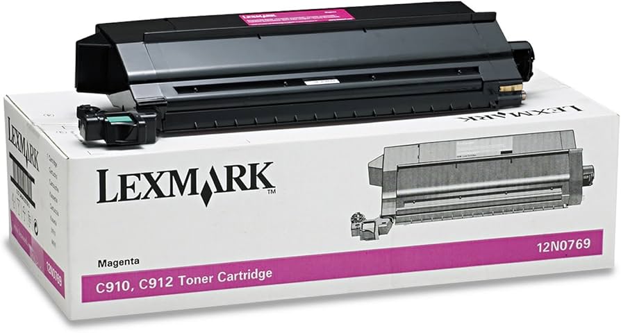 Cartouche Laser de Marque Lexmark 12N0769 Magenta (14 000 pages)