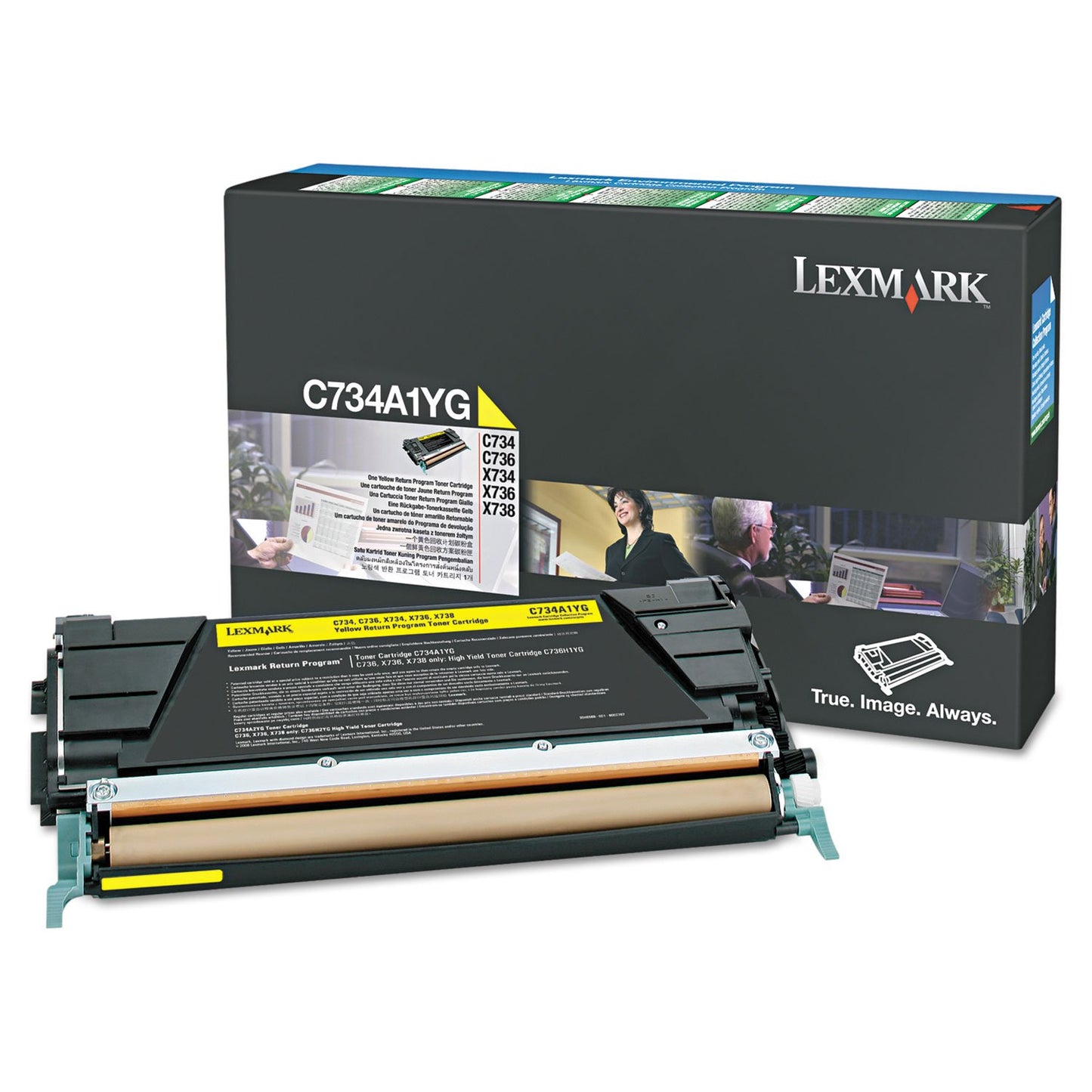Cartouche Laser de Marque Lexmark C746H1YG Yellow (7 000pages)