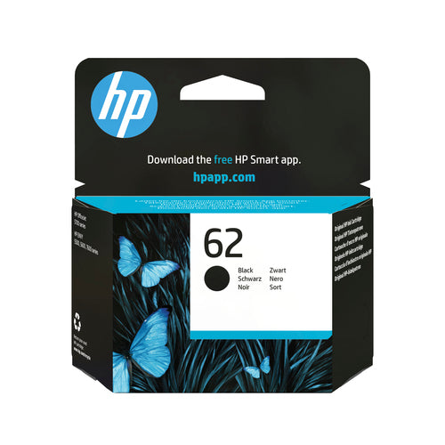 Cartouche Jet d'encre de Marque HP N°62 (C2P04AE) Noir (4ml 200 pages)
