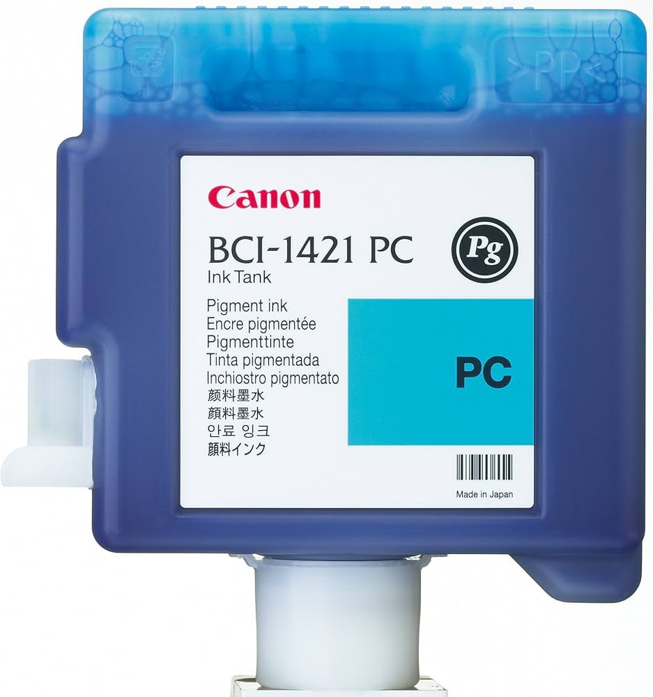 Cartouche Jet d'encre de Marque Canon BCI-1421PC (8371A001) (330ml) Photo Cyan encre pigmenté résistant aux UV