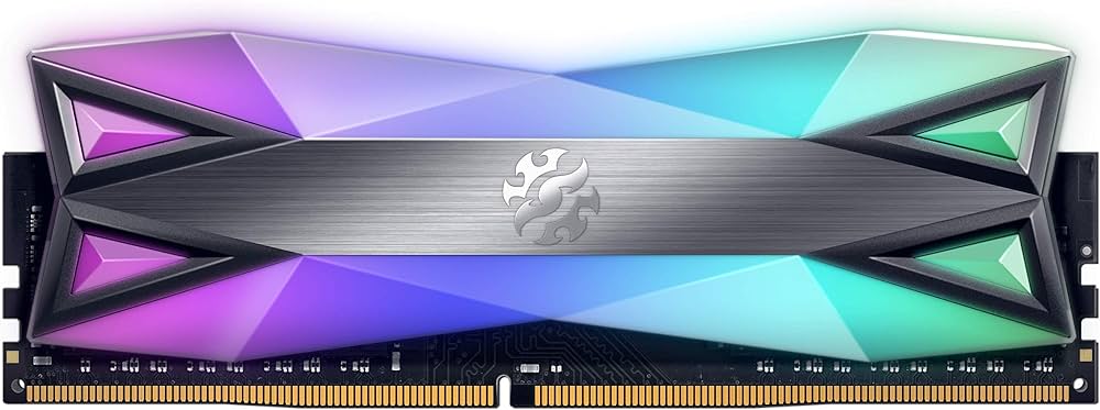 Barrette mémoire 8Go DIMM DDR4 Adata XPG SpectriX D60G RGB 3600Mhz (Noir)