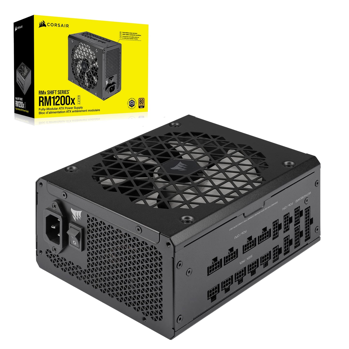 Alimentation ATX Corsair RMx Shift - 1200W (Noir)