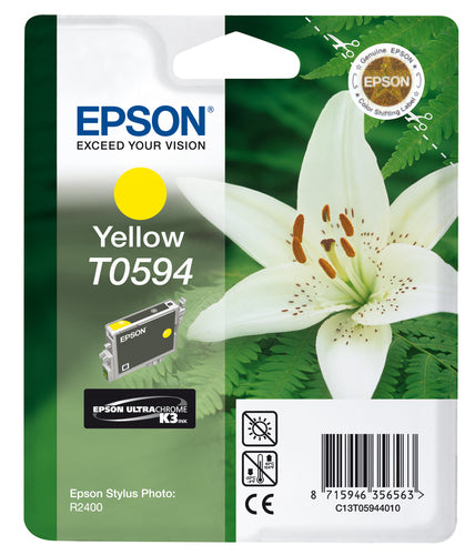 Cartouche Jet d'encre de Marque Epson T0594 Jaune (520 pages)