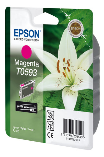 Cartouche Jet d'encre de Marque Epson T0593 Magenta(520pages)