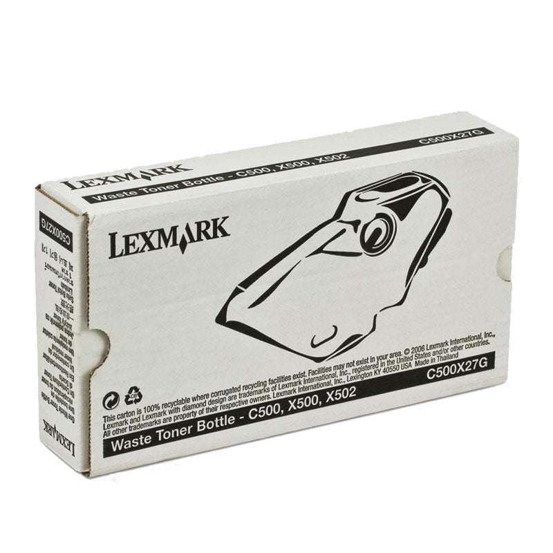 Bouteille de récupération de toner usagé de Cartouche Laser Usagé de Marque Lexmark C50C27G (Cartouche Laser de Marquebag) (30 000 pages)