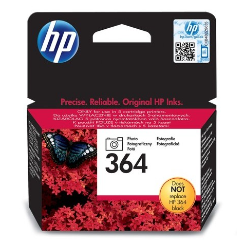 Cartouche Jet d'encre de Marque HP CB317 N°364 Noir (250 pages)