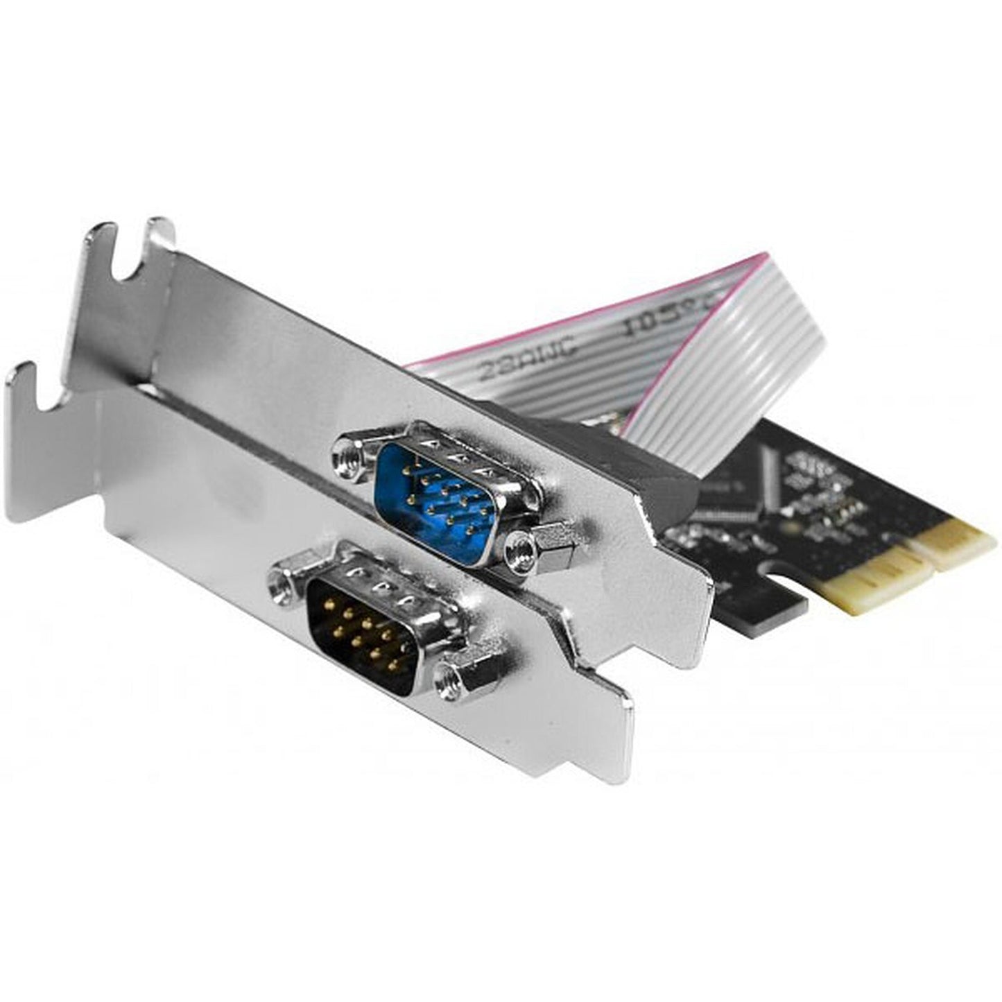 Carte Contrôleur PCI-Express Dexlan Low profile 2 ports série RS232