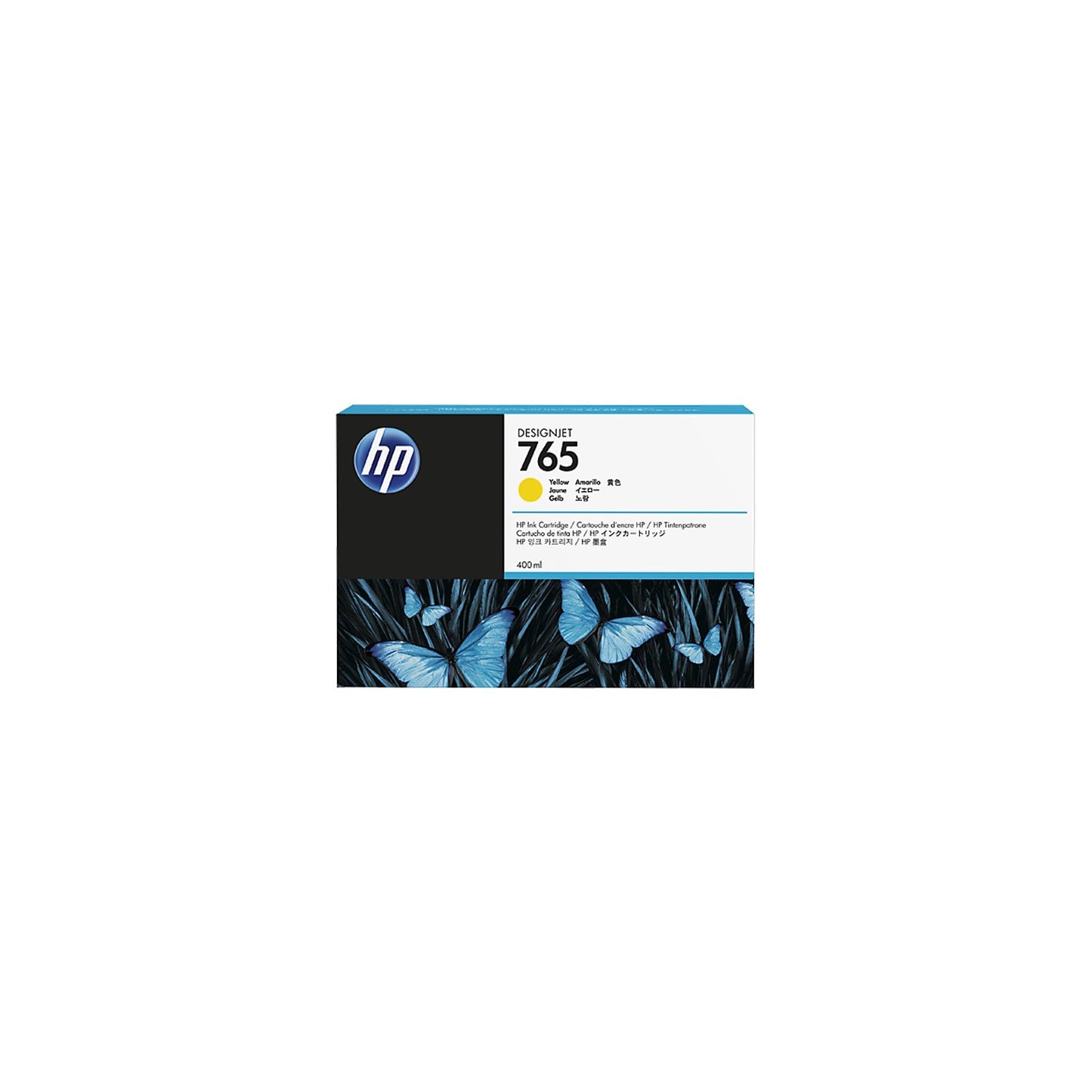 Cartouche Jet d'encre de Marque HP F9J50AE 765 Jaune (400ml)