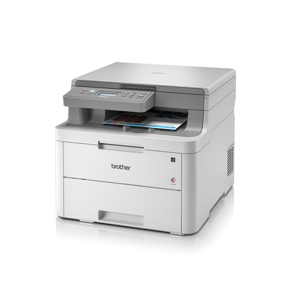 Imprimante multifonction Brother DCP L3510CDW couleur LED Legal (216 x 356 mm) (original) A4/Legal (support) jusqu'a 24 ppm (copie) - jusqu'a 24 ppm (impression) - 280 feuilles - 33.6 Kbits/s - USB 2.0, LAN, Wi-Fi(n), hàƒà´te USB, NFC