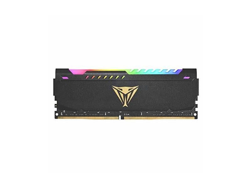 Barrette mémoire 16Go DIMM DDR4 Patriot Viper Steel RGB 3200Mhz (Noir)