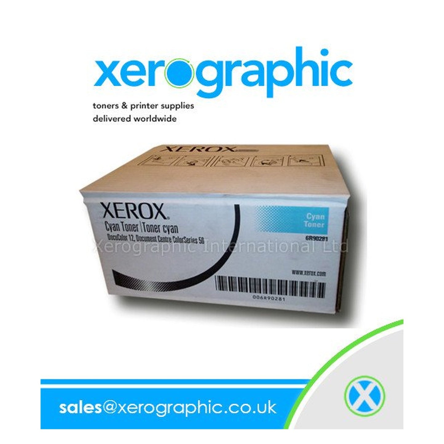 Toner d'origine Xerox 006R90281 - cyan