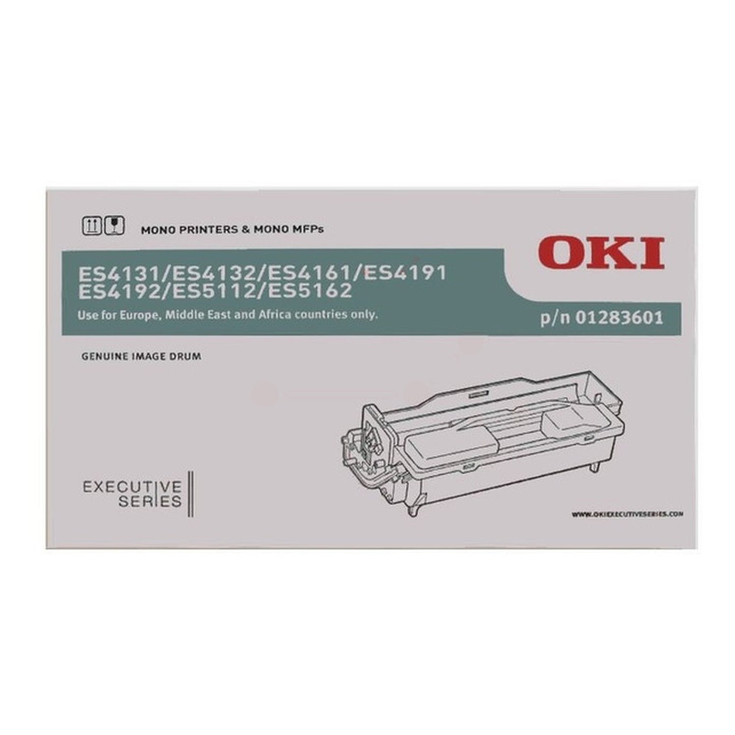 Tambour (drum) Compatible Oki 01283601 Noir (25 000 pages)