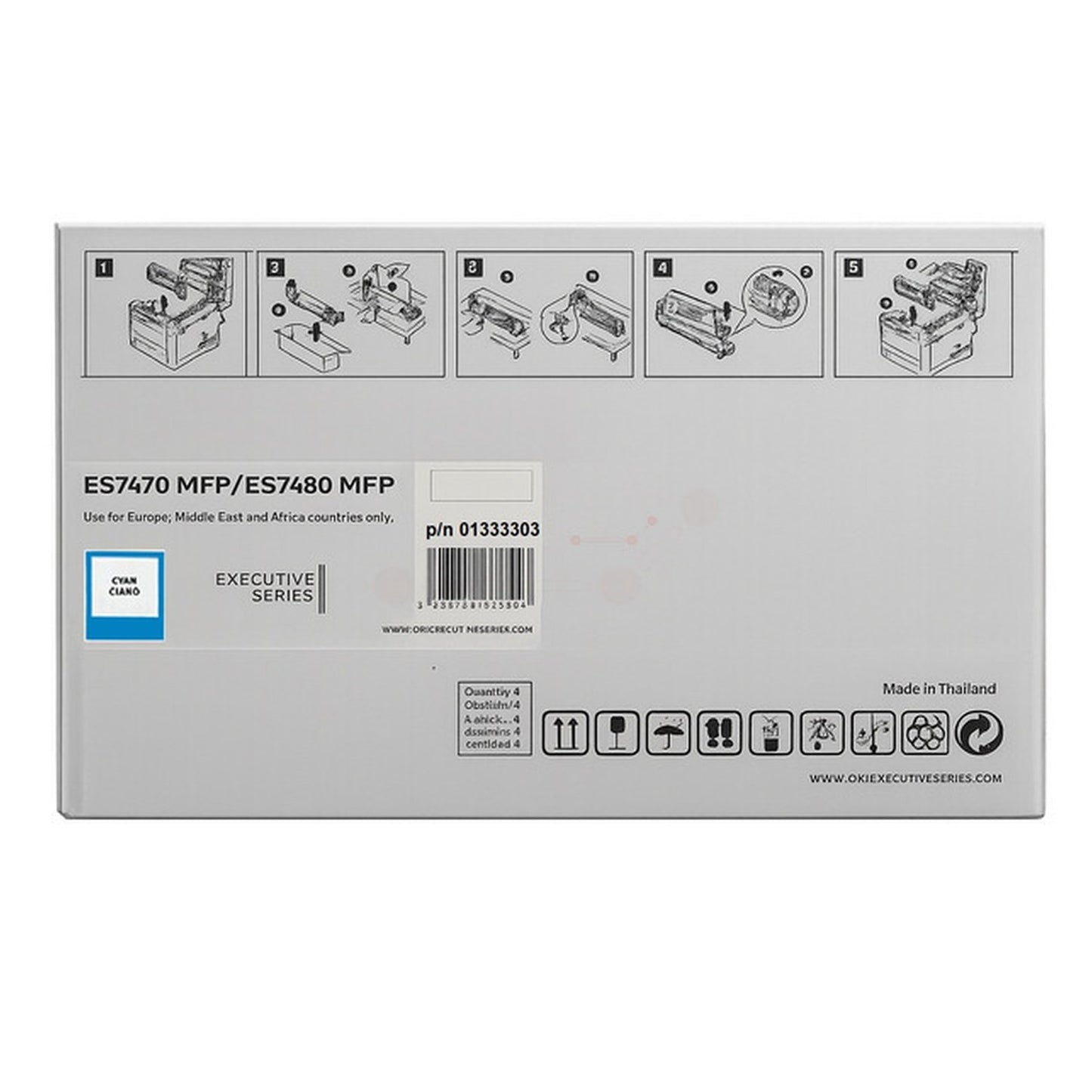 Tambour d'origine OKI 01333303 - cyan