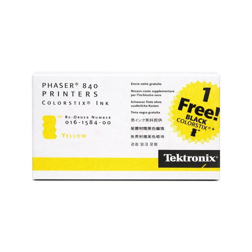 Encre solide d'origine Xerox 016158400 - noire, jaune