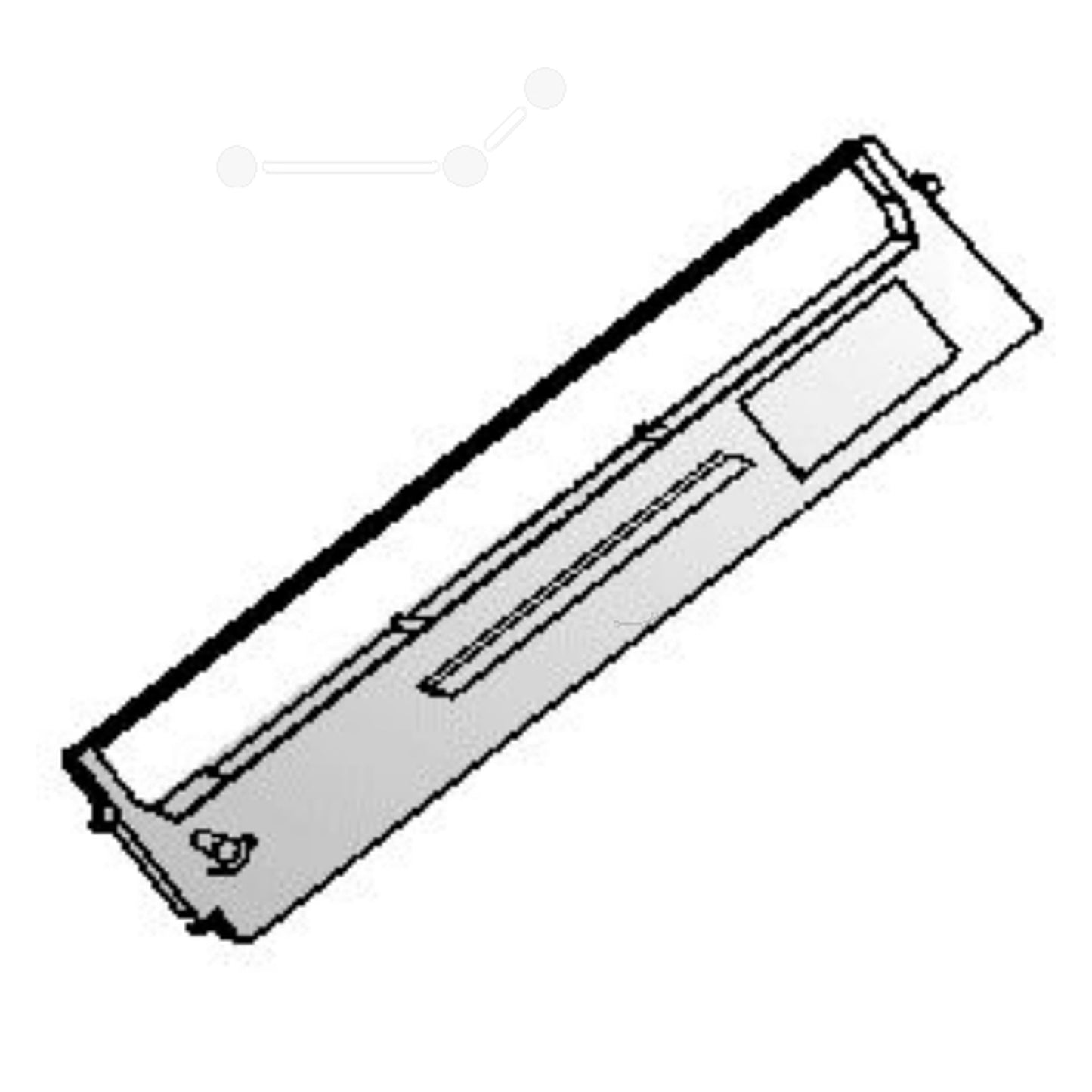 Ruban d'origine Wincor-Nixdorf 01750075154 / 106 000 03205 - noir