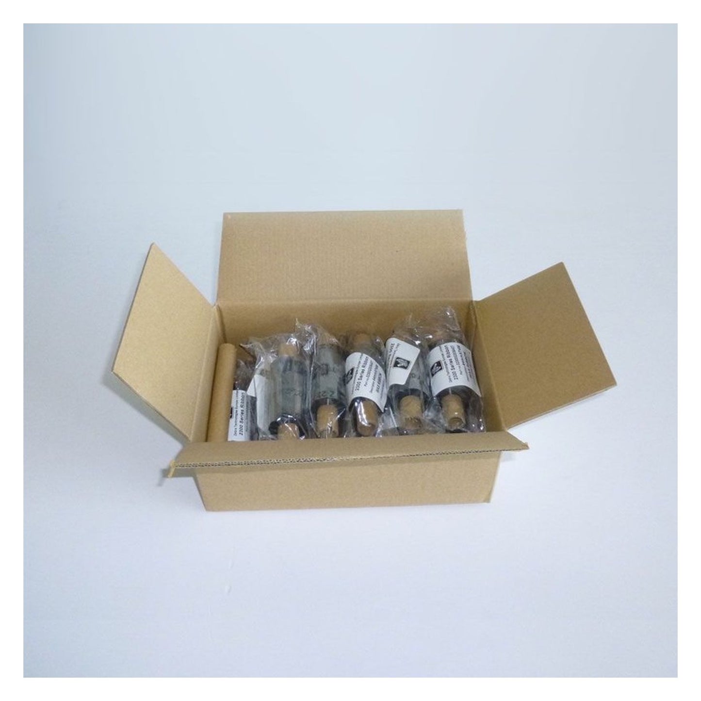Ruban transfert thermique d'origine Zebra 02300GS06407 - noir - pack de 12