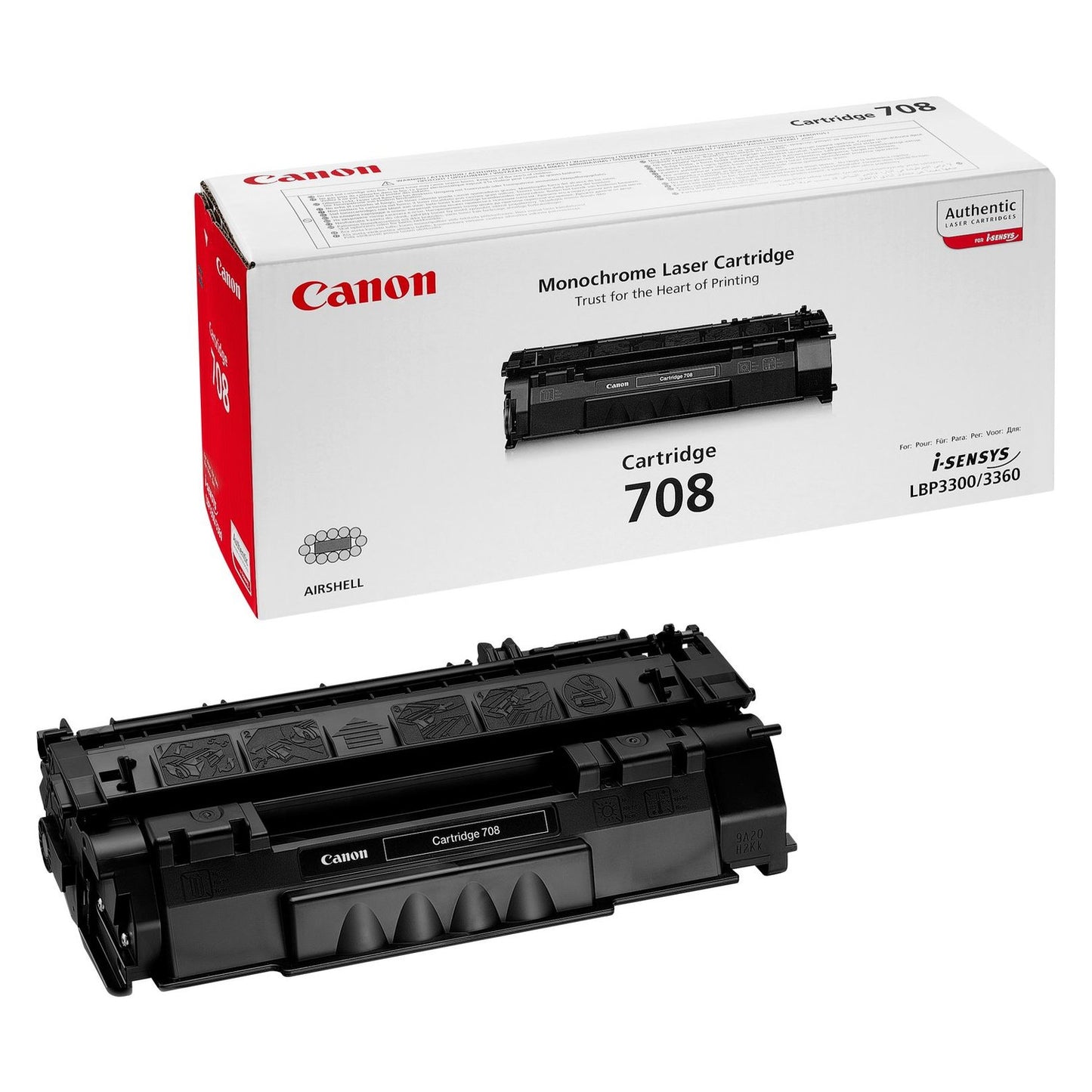 Toner d'origine Canon 0266B002 / 708 - noir