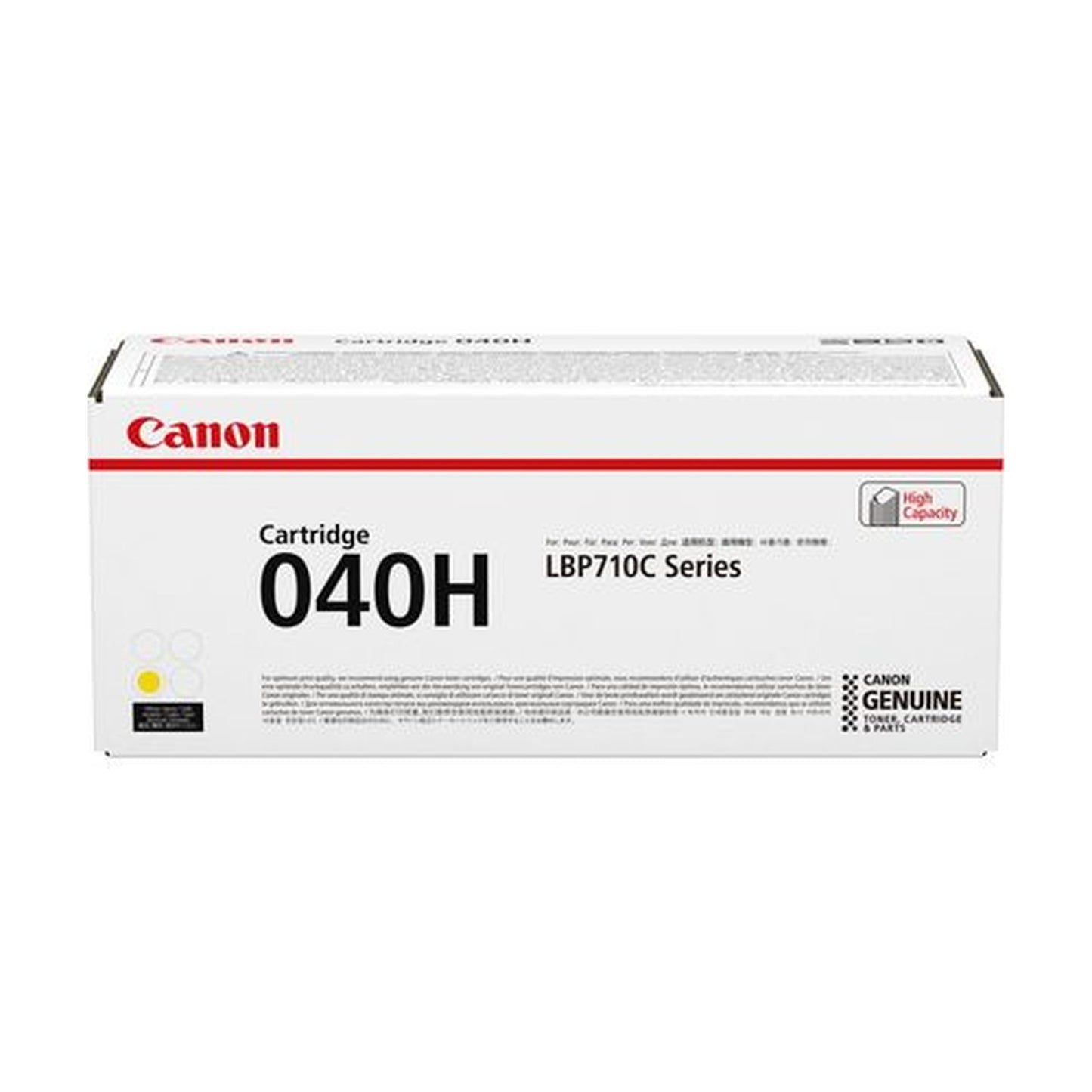 Toner d'origine Canon 0455C002 / 040H - jaune